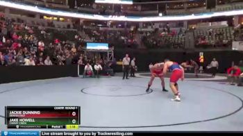 220 lbs Champ. Round 1 - Jake Howell, Cherry Creek vs Jackie Dunning, Denver East