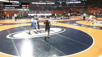 3A 157 lbs Champ. Round 1 - Brady Ritter, Orland Park (Sandburg) vs Michael Brannigan, Hampshire