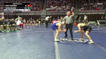 2A-165 lbs Champ. Round 1 - Noah Chapman, Sergeant Bluff-Luton vs Jensen Boorn, Wilton