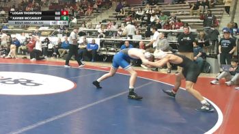 6A 120 lbs Semifinal - Logan Thompson, Har-Ber vs Xavier McCauley, Rogers