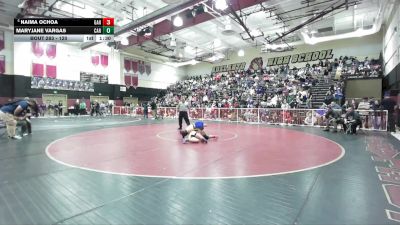 120 lbs Champ. Round 3 - Naima Ochoa, Gahr vs Maryjane Vargas, Carter