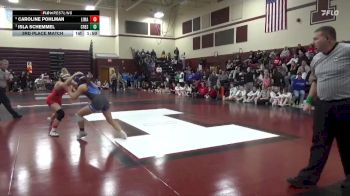 130 lbs 3rd Place Match - Isla Schemmel, Crestwood vs Caroline Pohlman, Linn-Mar