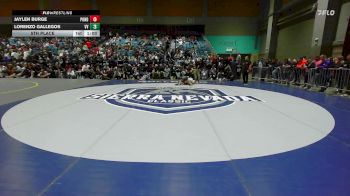 138 lbs 5th Place - Jaylen Burge, Ponderosa vs Lorenzo Gallegos, Volcano Vista