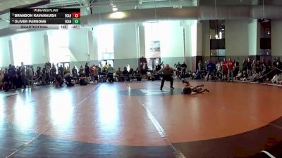 58 lbs Quarterfinal - Brandon Kavanaugh, Williamsburg Wrestling Club vs Oliver Parsons, VA Elite