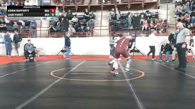 135_B lbs Quarterfinal - Aiden Rafferty, Brookville vs Liam Purdy, Grove City