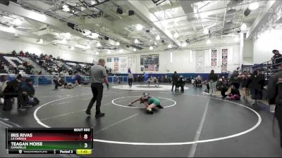 100 lbs Cons. Round 6 - Niva Strasser, Aliso Niguel vs Natalie Rosales, Santiago-Garden Grove