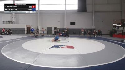 120 lbs 3rd Place Match - John McKay, Michigan Premier vs Jacob Holley, Massa