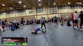 48-52 lbs Cons. Semi - Damian Espinosa, Easton vs Wyatt Deal, Williamsburg Wrestling Club