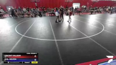 285 lbs Cons. Round 2 - Vincent Halliday, MN vs Ryel Deleon, IL