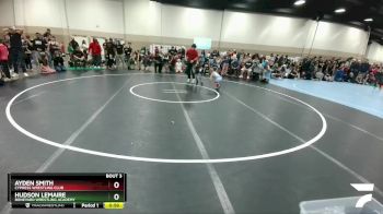 43 lbs Round 1 - Hudson Lemaire, Boneyard Wrestling Academy vs Ayden Smith, Cypress Wrestling Club