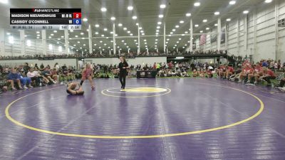 105 lbs Madison Nieuwenhuis, Michigan Blue vs Cassidy O'Connell, Wisconsin