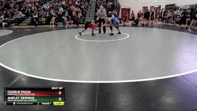 Round 2 - Charlie Pacha, Marysville Kids Wrestling vs Shipley Simmons, Shelton Wrestling Academy