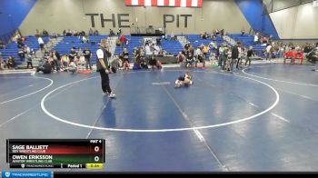 42-45 lbs Round 1 - Sage Balliett, Roy Wrestling Club vs Owen Eriksson, Aviator Wrestling Club