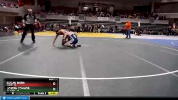 160 lbs Quarterfinals (8 Team) - Logan Diers, HLWW vs Joseph Connor, St. Peter