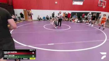 90 lbs Round 4 (6 Team) - Nolan Martin, WAR vs Levi Taylor, Pirate Wrestling Club