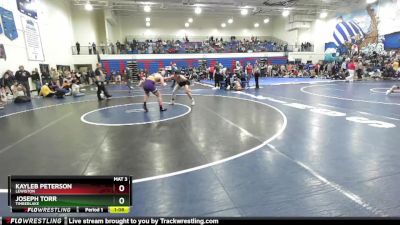 165 lbs Cons. Round 2 - Kayleb Peterson, Lewiston vs Joseph Torr, Timberlake