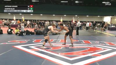 138 lbs Consi Of 128 #2 - Antwain Adams, OH vs Austin Ellis, UT