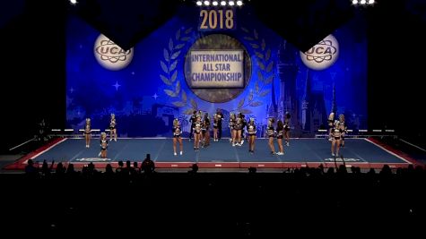 The California All Stars - Las Vegas - Black Diamonds [2018 L3 Senior Medium Coed Day 1] UCA International All Star Cheerleading Championship