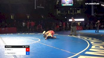 145 lbs 7th Place - Gabe Miller, Pennsylvania vs Joshua Ogunsanya, Illinois