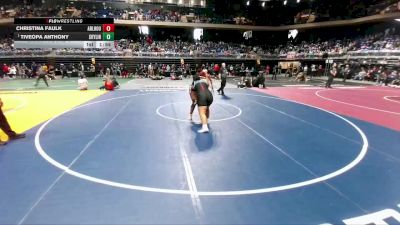 6A 235 lbs Champ. Round 1 - Tiveopa Anthony, Dallas Skyline vs Christina Faulk, Arlington Houston