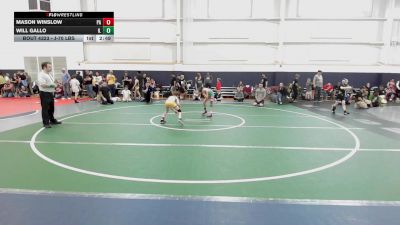 J-70 lbs Consi Of 8 #1 - Mason Winslow, PA vs Will Gallo, IL