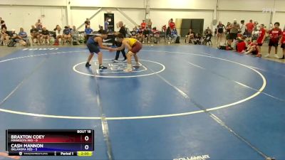 187 lbs 2nd Wrestleback (16 Team) - Braxton Coey, Minnesota Red vs Cash Mannon, Oklahoma Red