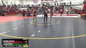 138 lbs Champ. Round 1 - Cadyn Upton, Davenport Central vs Hunter Strong, Davenport West