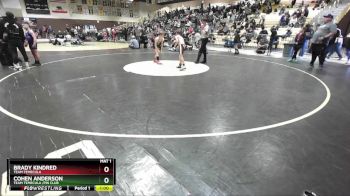 67 lbs Cons. Semi - Brady Kindred, Team Temecula vs Cohen Anderson, Team Temecula /Pin Club