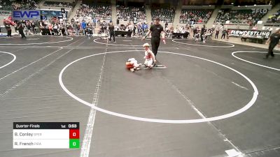 Quarterfinal - Braden Conley, Sperry Wrestling Club vs Robert French, Pirate Wrestling Club