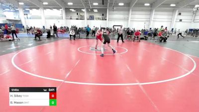 124 lbs Consi Of 16 #2 - Hadi Sibay, Tewksbury vs Bryant Mason, Smitty's Wrestling Barn