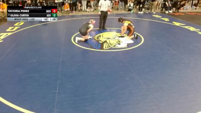 135 lbs Cons. Round 2 - Olivia Curtis, Dunlap vs Victoria Perez, Unattached