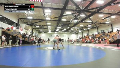 197 lbs Quarterfinal - Shan Swank, Adrian vs Aidan Belgiorno, Heidelberg