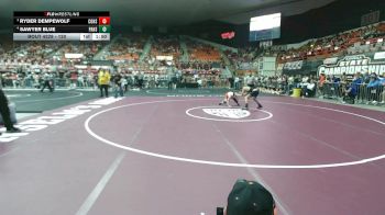 120 lbs Semifinal - Ryder Dempewolf, Colby HS vs Sawyer Blue, Paola HS