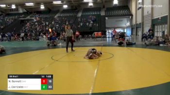 102 lbs Prelims - Nicholas Bennett, Columbus Wrestling Org. Maroon vs Jorge Carrizales, Western Nebraska Titans