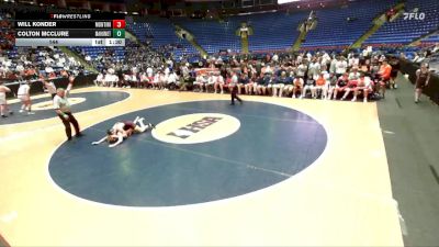 144 lbs Finals (8 Team) - Colton McClure, Mahomet (M.-Seymour) vs Will Konder, Lombard (Montini)