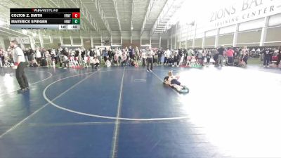 69 lbs Cons. Round 2 - Colton Z. Smith, Top Notch Wrestling Club vs Maverick Spirgen, Champions Wrestling Club