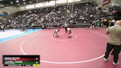 160 lbs Cons. Round 2 - Mason Mecham, Logan High School vs Campbell Garner, Corner Canyon