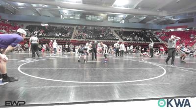 70 lbs Consolation - Clayton Merrell, Mannford Pirate Youth Wrestling vs Gauge Huffman, Northeast Take Down Club