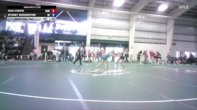 124 lbs Cons. Round 4 - Shai Curtis, Alma vs Sydney Bridenstine, Lindsey Wilson