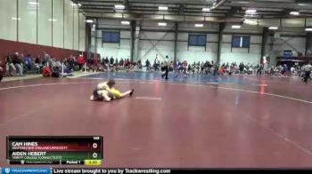 149 lbs Cons. Round 1 - Cam Hines, Western New England University vs Aiden Hebert, Trinity College (Connecticut)