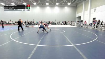170 lbs Consi Of 16 #1 - Hagen Robinson, NV vs Ricky Aulava, CO
