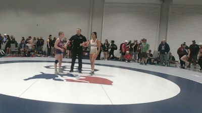 130 lbs Champ. Rd Of 16 - Avery Fitzgerald, Ranger 47 Wrestling Club vs Maya Fiodorova, Gold Rush Wrestling Academy Reno