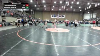 144 lbs Champ. Round 1 - Matthew Wilson, Lafayette (Wildwood) vs Hudson Farris, Lincoln Christian