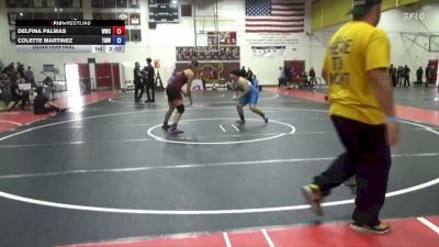 170 lbs Quarterfinal - Colette Martinez, TMWC vs Delfina Palmas, WWC