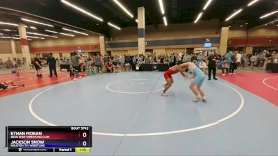 132 lbs Cons. Round 4 - Ethan Moran, Dead Shot Wrestling Club vs Jackson Snow, Houston 713 Wrestling