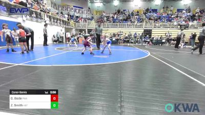 49 lbs Consolation - Greyson Bode, Perry Wrestling Academy vs Zola Smith, HBT Grapplers