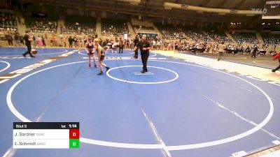 100 lbs Round Of 16 - Jackson Gardner, Duncan Demon Wrestling vs Elliott Schmidt, BAWC