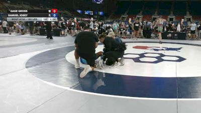 190 lbs Cons. Rd Of 16 - Gage Gross, Wisconsin vs Samuel Josey, Florida
