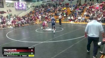 150 lbs Semis & 3rd Wb (16 Team) - William White, Central (Carroll) vs Kyhlan Woodson, Lovett School