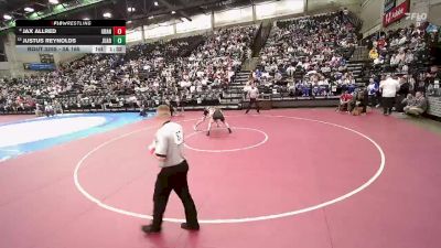 3A 165 lbs Cons. Round 2 - Justus Reynolds, Juab vs Jax Allred, Grantsville